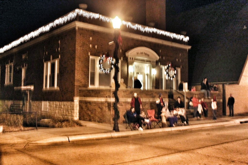 Nice to see the Community Center decorated nicely for the season