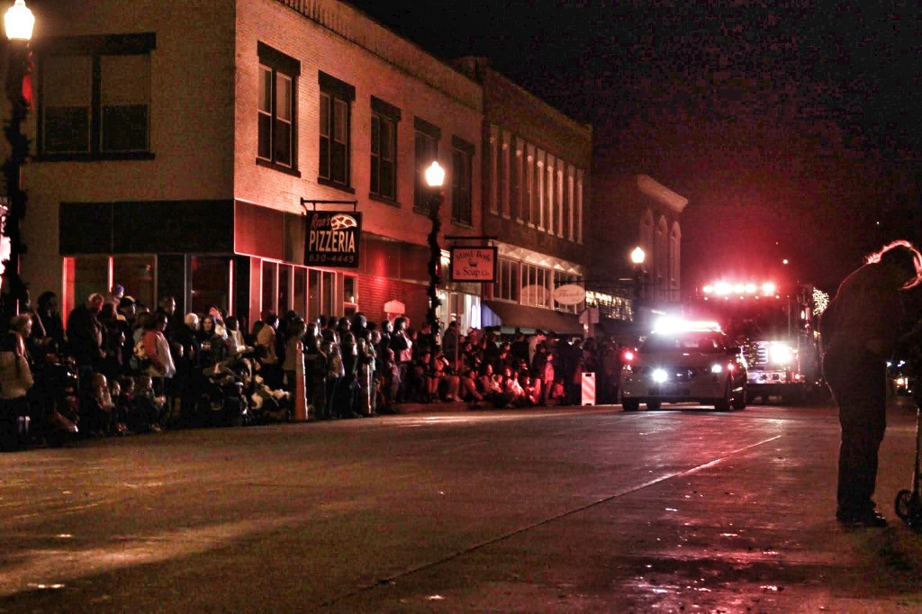 The ES Police Dept and Fire Dept led the way!