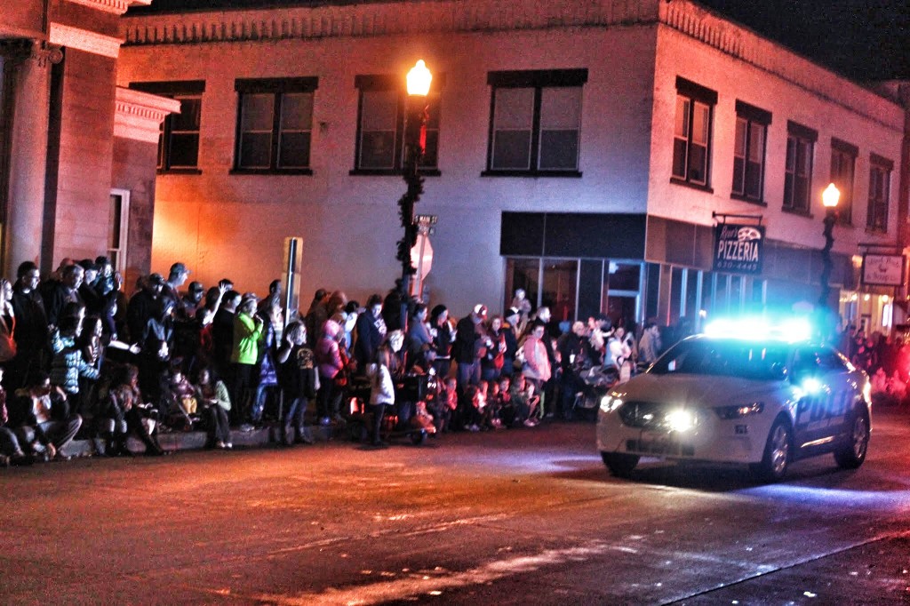The Christmas Parade is a lighted parade, always done at night and with plenty of lights!