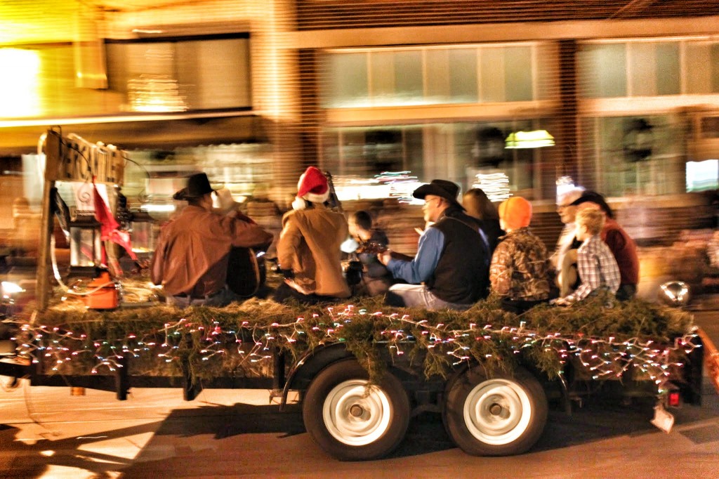 The Willow Springs Mercantile provided great tunes while riding in the parade!